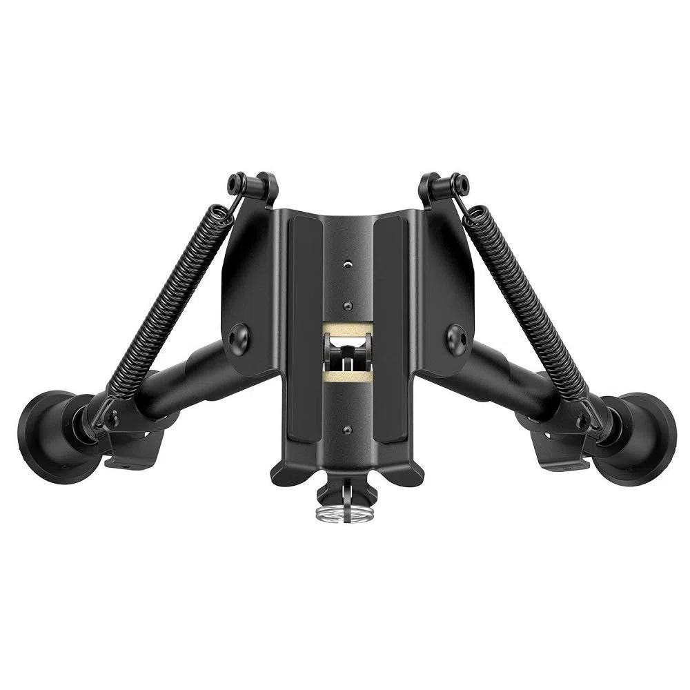 Gocheer Rifle de Aire de precisión Bípode telescópico Ajustable de 6-9 Pulgadas con Marco de Soporte retráctil de Retorno por Resorte Instalación de 20 mm, Accesorios de actualización Negro Caucho