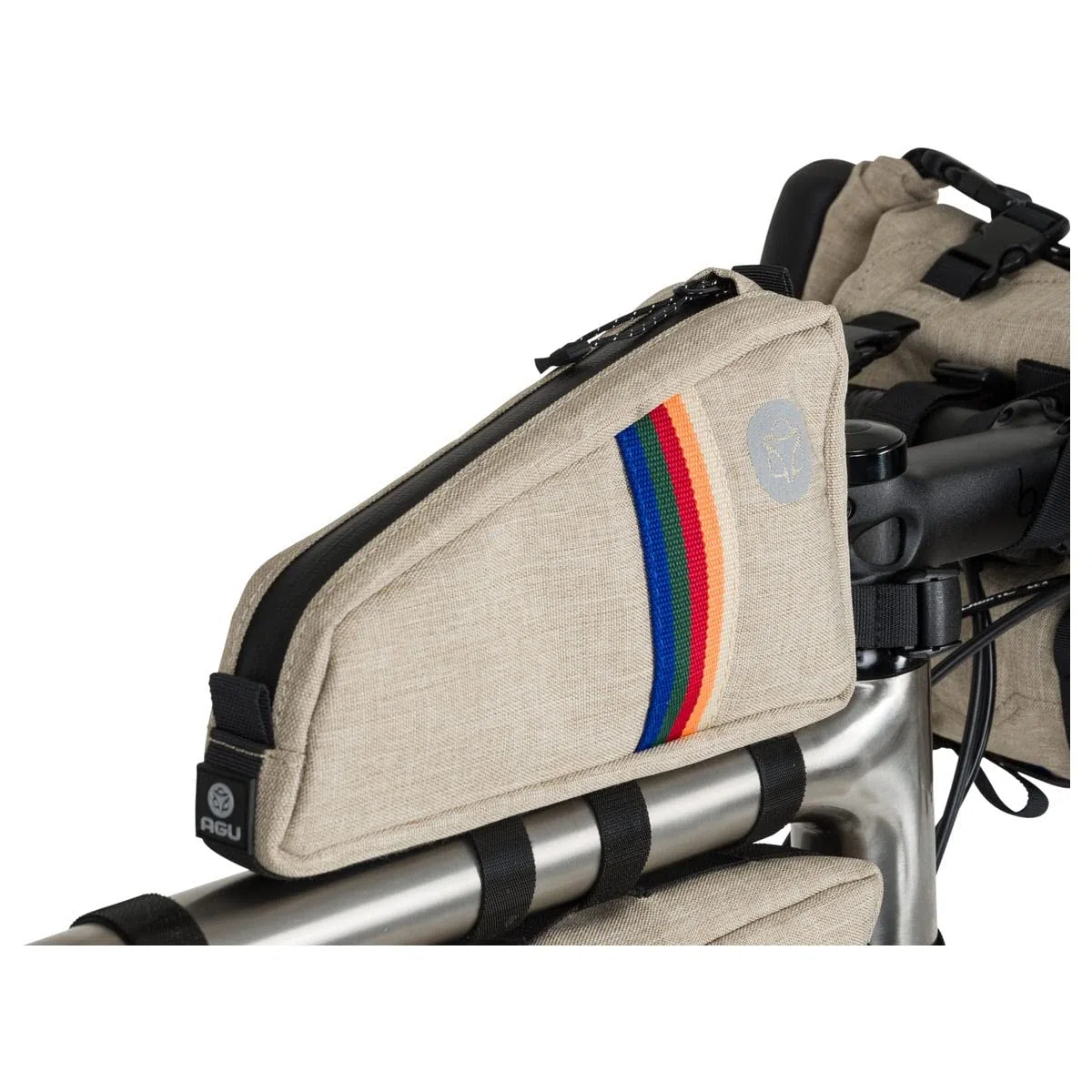 AGU Top-Tube Bolsa para el Cuadro Venture - Beige -