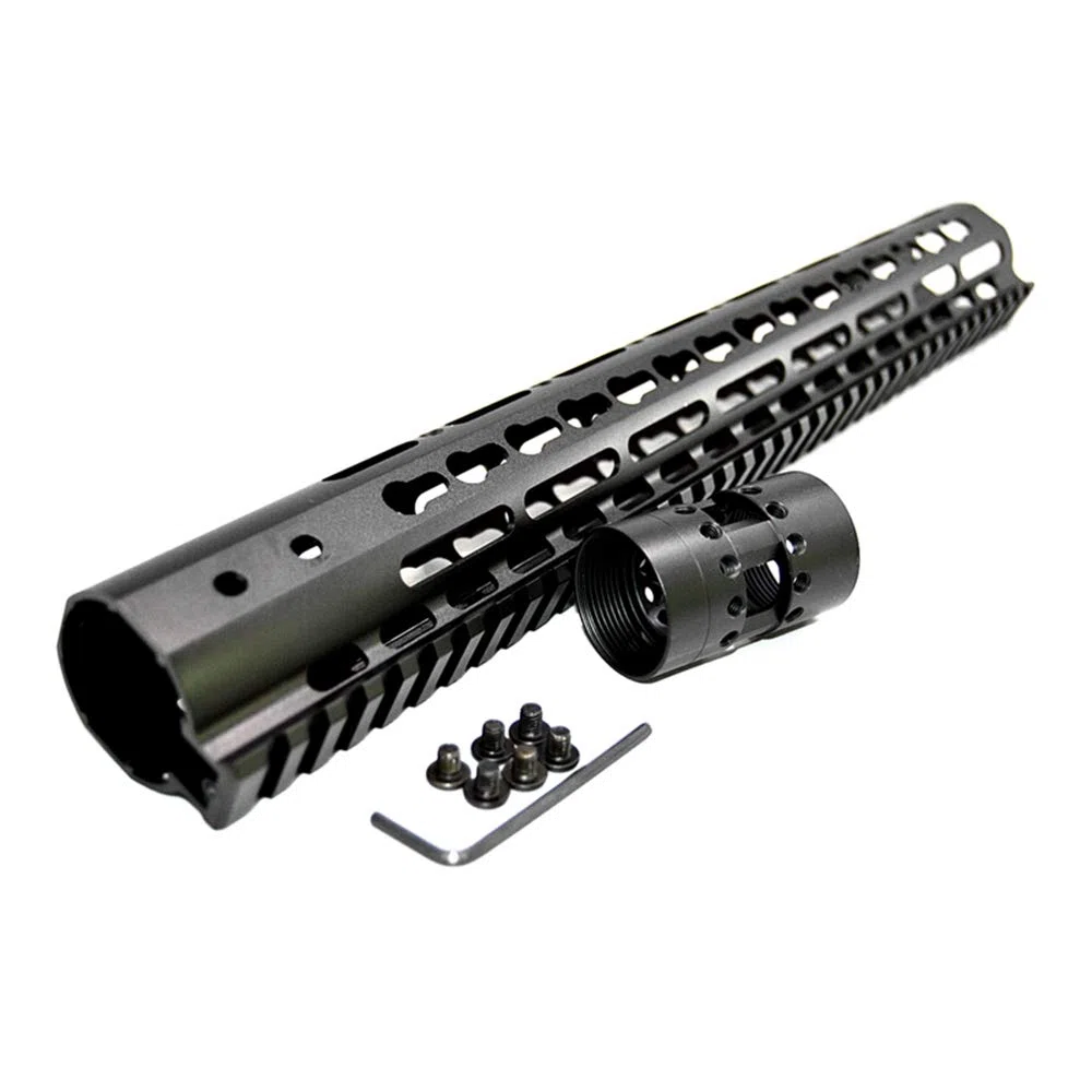 FIRECLUB 7" 9" 10" 12" 13.5" 15" AR15 Free Float Keymod Handguard Picatinny Rail for Hunting Tactical Rifle Scope Mount