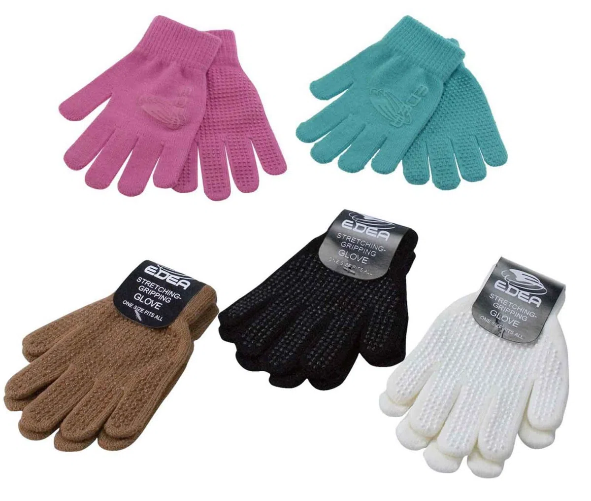 L'Estel Skates - Edea - Guantes de Agarre para Patinaje Edea - Edea Stretching/Gripping Gloves