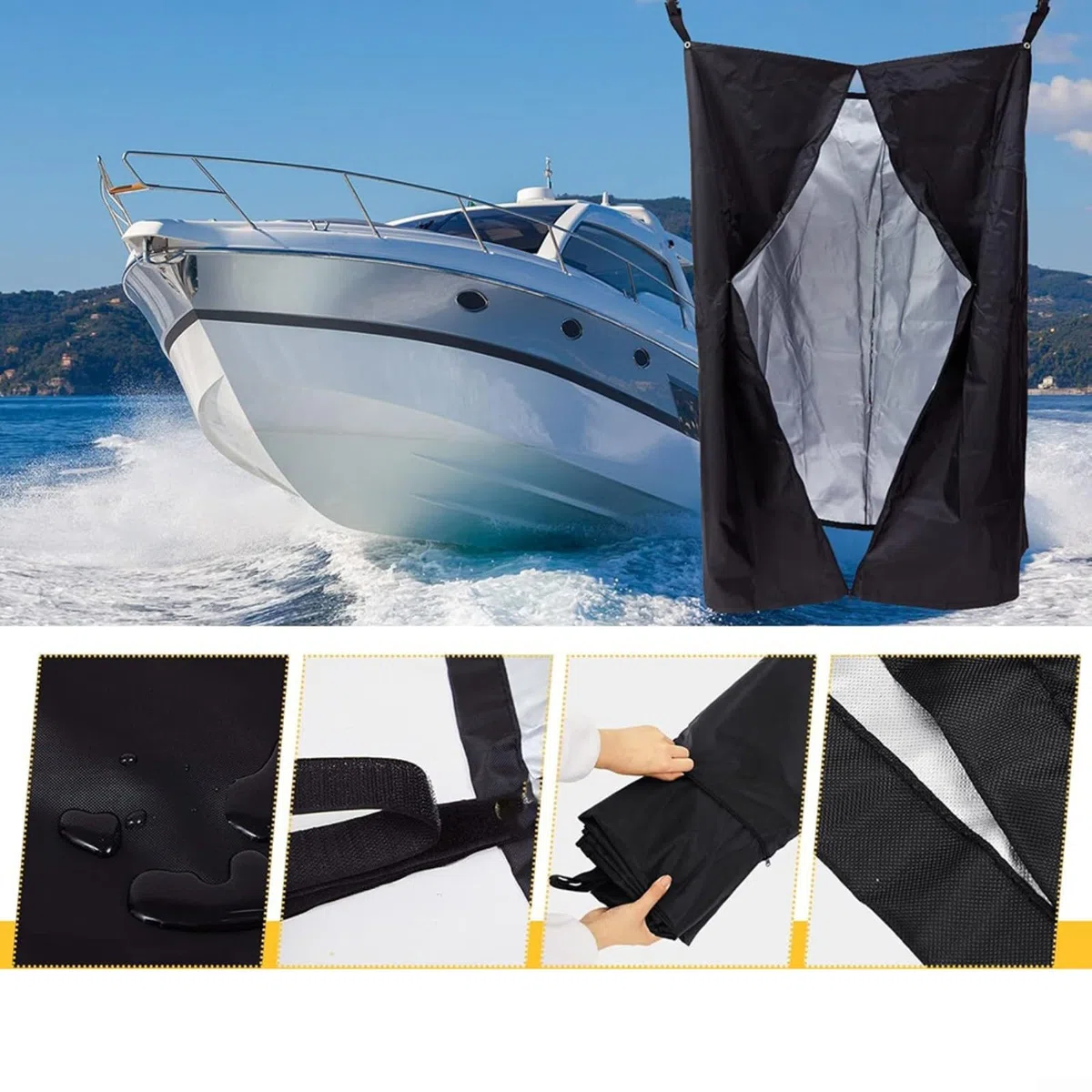 Tienda de campaña de privacidad al aire libre, cortina portátil para vestuario para yates, barcos, camping, playa, ducha, vestidor, tela Oxford 420D, fácil instalación, 76 x 68 x 182 cm