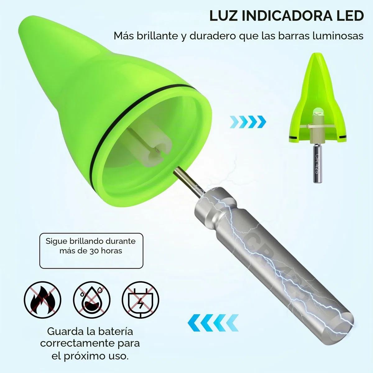 THKFISH 4 unidades de flotadores luminosos LED para pesca nocturna, flotadores luminosos para peces de pez y lucioperca y waller