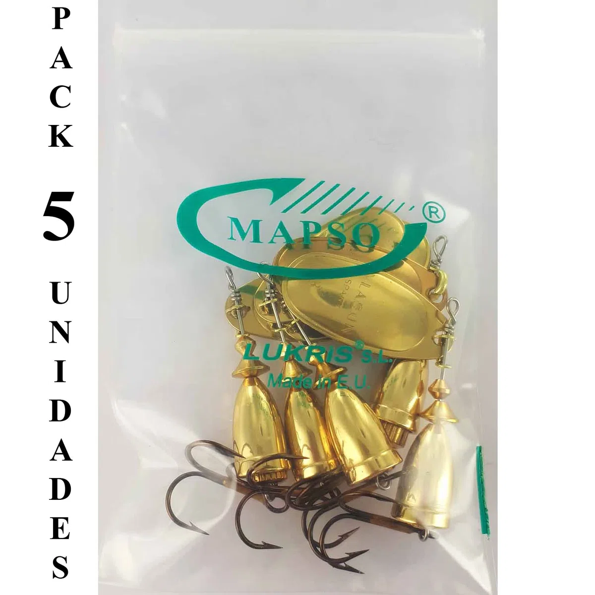 MAPSO - 5 Pesca Spinners VLASON-3 8 gms.