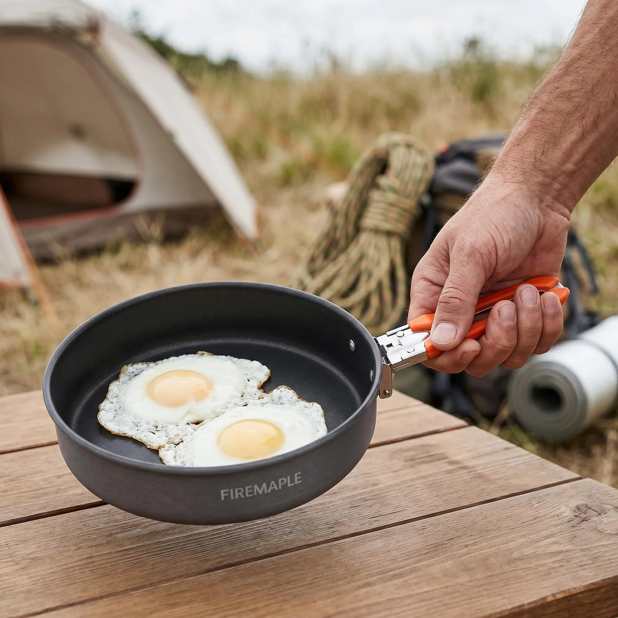 Fire-Maple Ollas Sartén Fuego Utensilios Cocina Camping Portátil Olla y Sartén Aluminio Camping Pot para Mochileros Senderismo Picnic