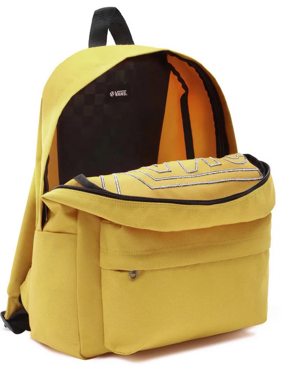 Vans Mochila unisex Old Skool, amarillo, medium