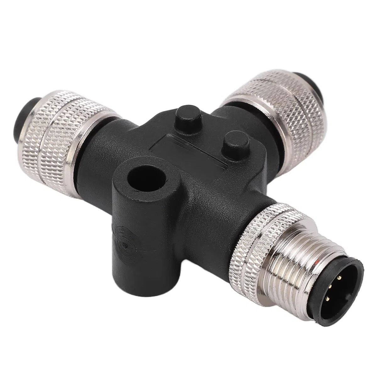 aqxreight Conector en T para NMEA 2000 con Rosca de 5 Pines IP67 Resistente al Agua Compatible con Redes Simrad B G Navico y para Instalaciones Marinas Profesionales