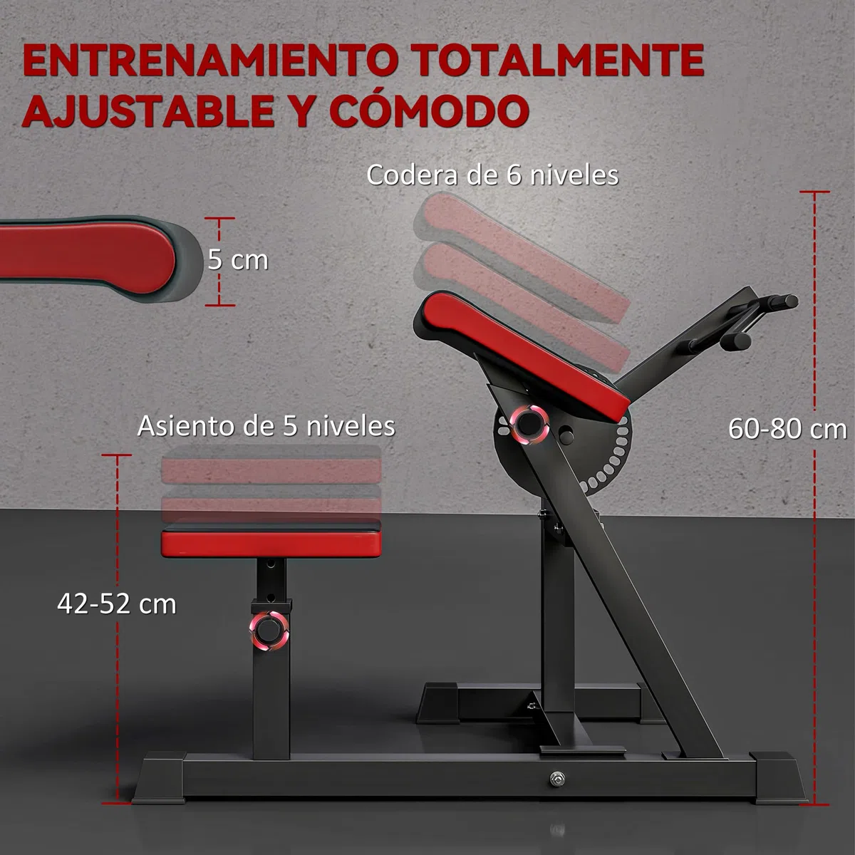 SPORTNOW Máquina de Bíceps y Tríceps 2 en 1, Banco de Curl de Predicador con Asiento y Apoyo de Codo Ajustables, Máquina de Curl de Bíceps y Extensión de Tríceps para Entrenamiento en Gimnasio, Casa