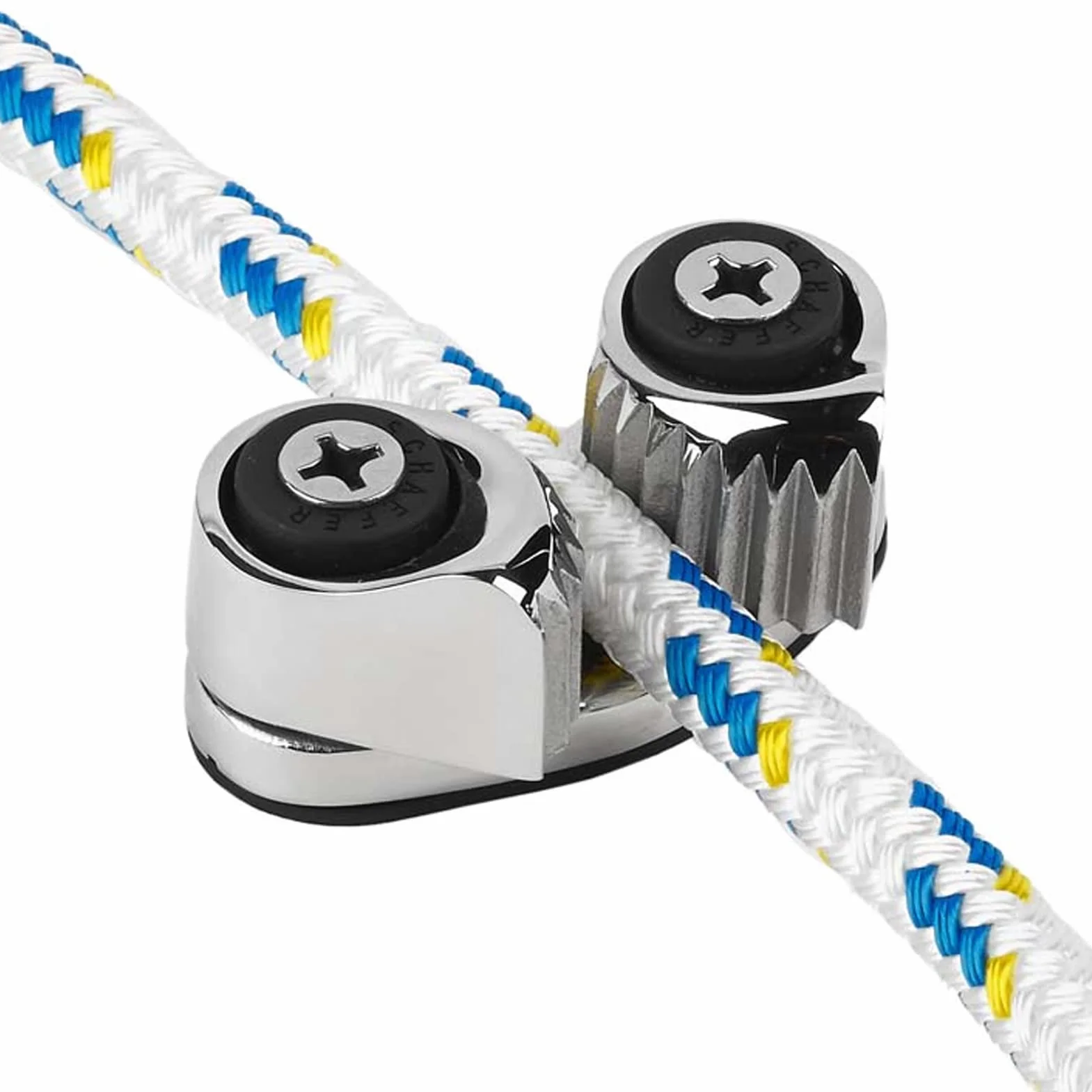 Cornamusa para Leva de Barco, Cornamusa para Leva de Entrada Rápida Iidable, Equipo de Velero, Acero de Calidad Naval 316, Pulido con Espejo para Cuerda de 10mm,Piezas para Barcos y Yates