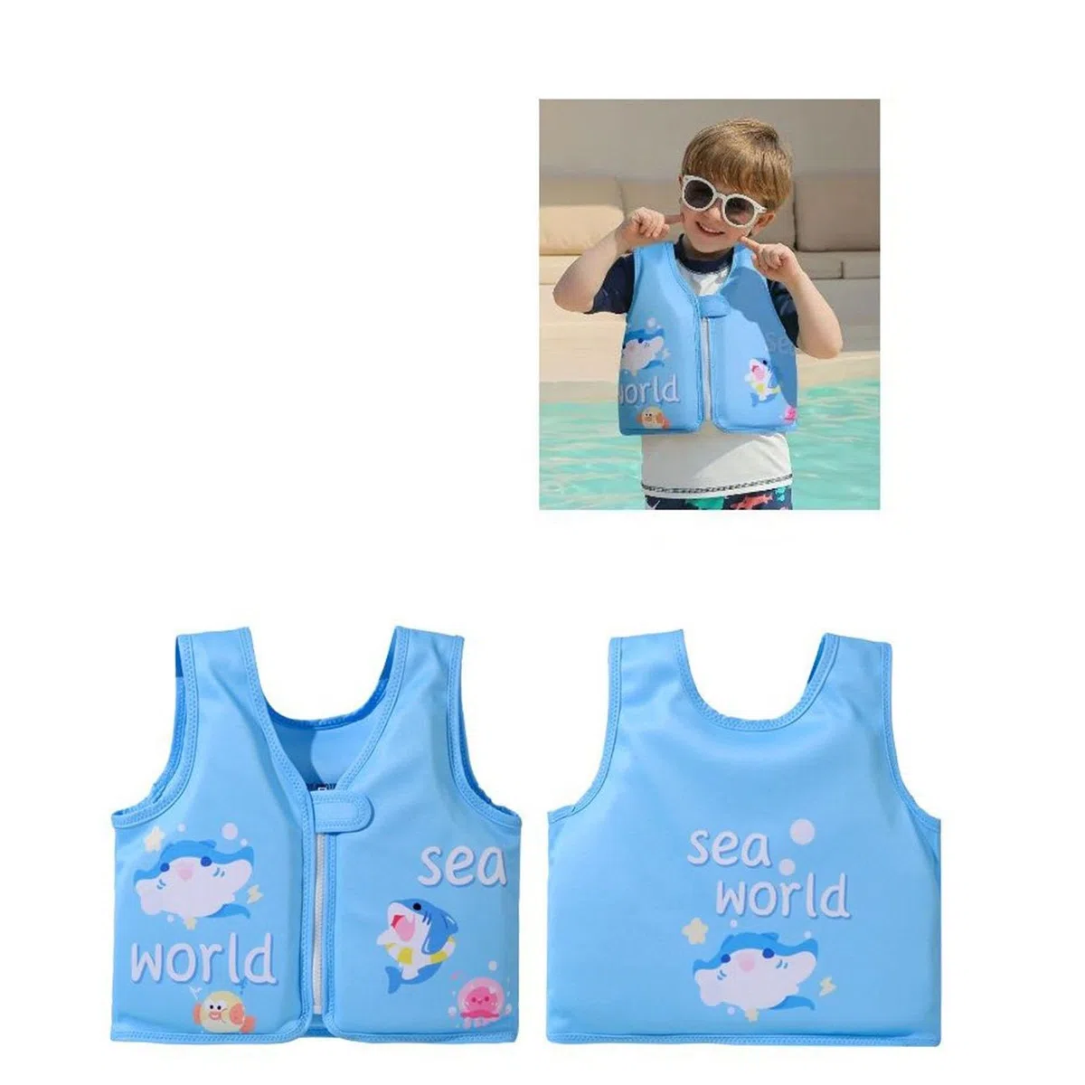 Chaleco Natación Infantil - Chaleco De Seguridad Ergonómico Y Ligero,Chaqueta Flotadora Infantil,para Niños Y Niñas De 2 A 6 Años, Uso En Piscina, Playa Y Viaje Al Aire Libre