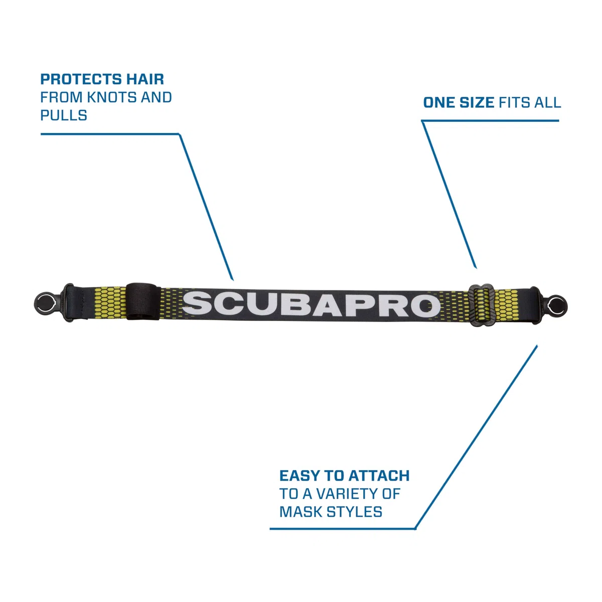 SCUBAPRO Unisex Comfort Strap Maske (1er Pack)