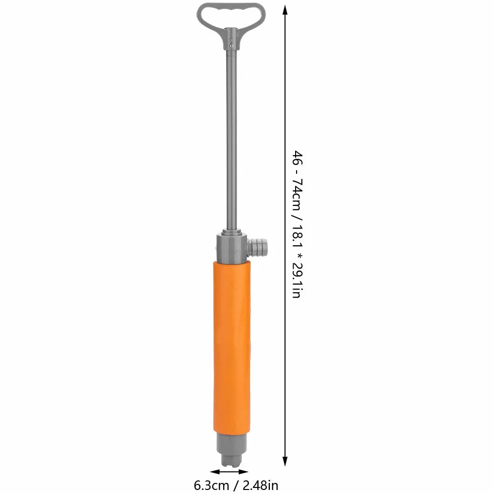 Bomba de sentina manual, bomba manual portátil para kayak, bomba de agua con sifón, de sentina de emergencia para kayaks, canoas, pequeños barcos de pesca