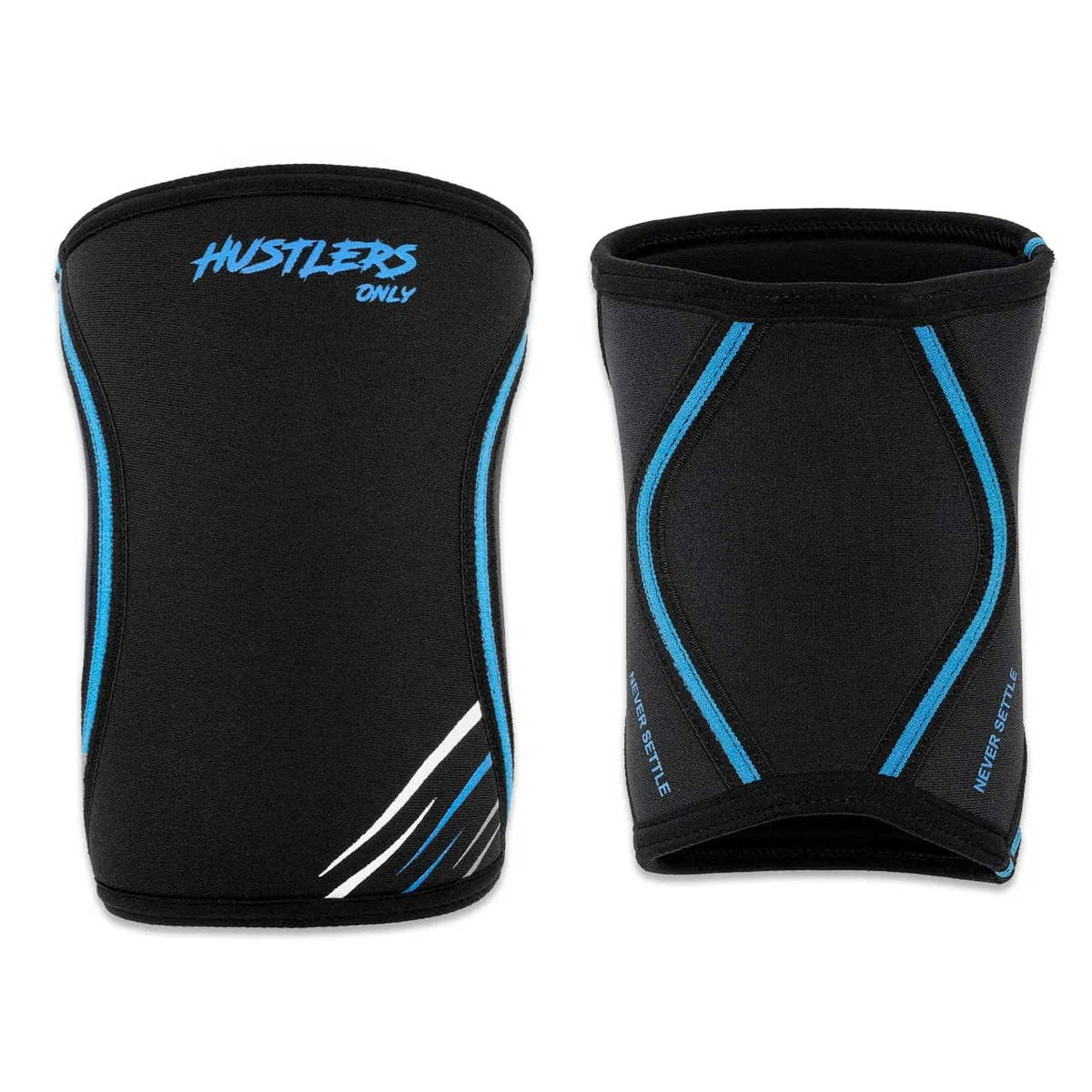 Hustlers Only 7mm Elbow Sleeves For Weightlifting, Gym Workout, Powerlifting, Fitness & Training (S, Black)