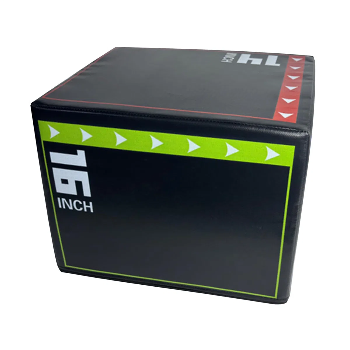 Caja de salto pliométrica multifuncional a prueba de golpes, refuerzo acolchado para gimnasio, entrenador de saltos, estructura de núcleo suave de 13.7 x 11.8 pulgadas con agarre estable, bloque de