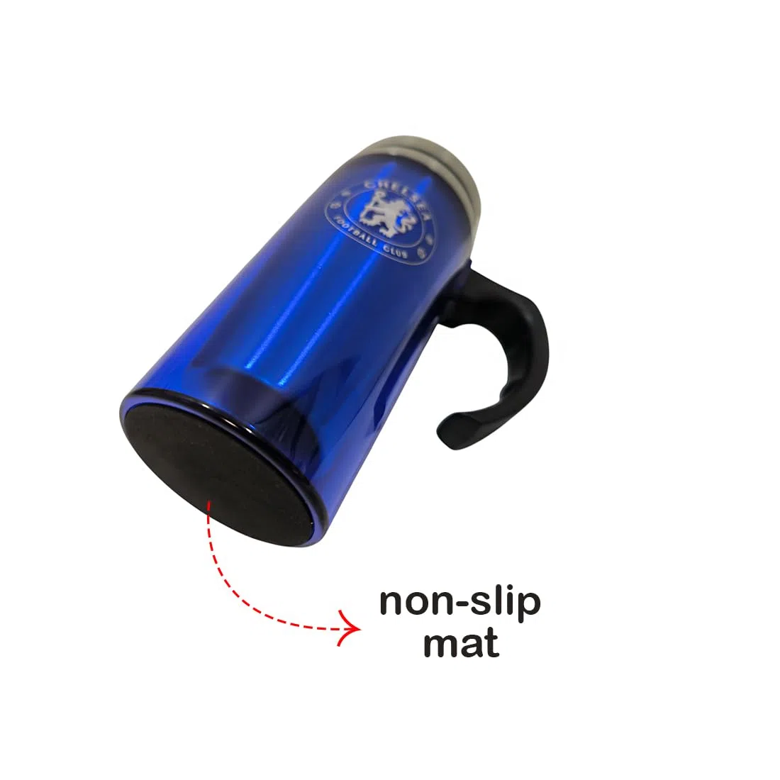 Merchandising Oficial de los Equipos de Football de Reino Unido, Equipación Oficial Fútbol UK, Taza, Termo, Toalla, Bufanda, Regalo, Partidos, Celebraciones, (Chelsea 3)