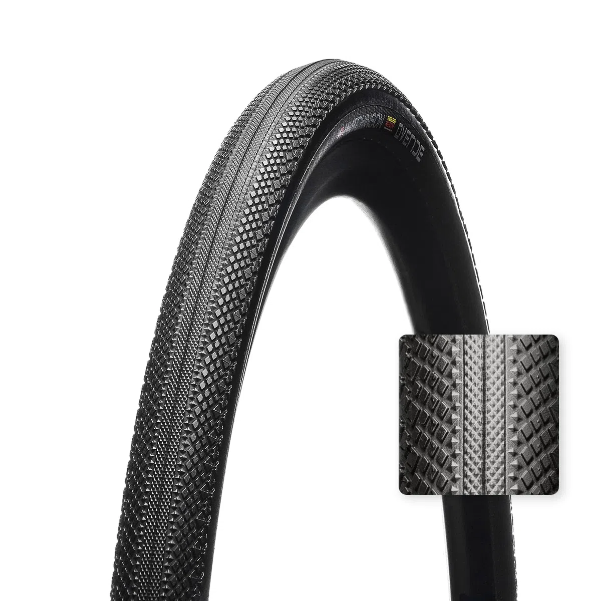 Hutchinson - OVERIDE - Tubeless Ready - Cubierta Gravel - Rendimiento y Comodidad - Varillas Flexibles - Negro/Tan