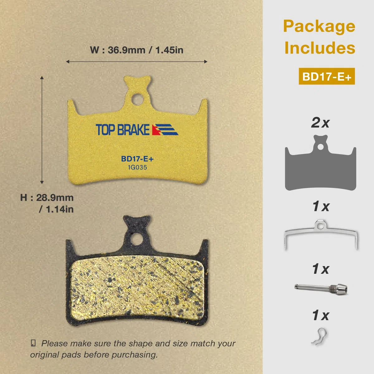 TOP BRAKE Pastillas de Freno de Disco compatibles con Hope Tech E4, M4, RX4+, RX4 SH, Stealth Race EVO E4 | MTB eMTB Downhill Trail Cycling Cross Country(XC) | 2026 iF Design Award