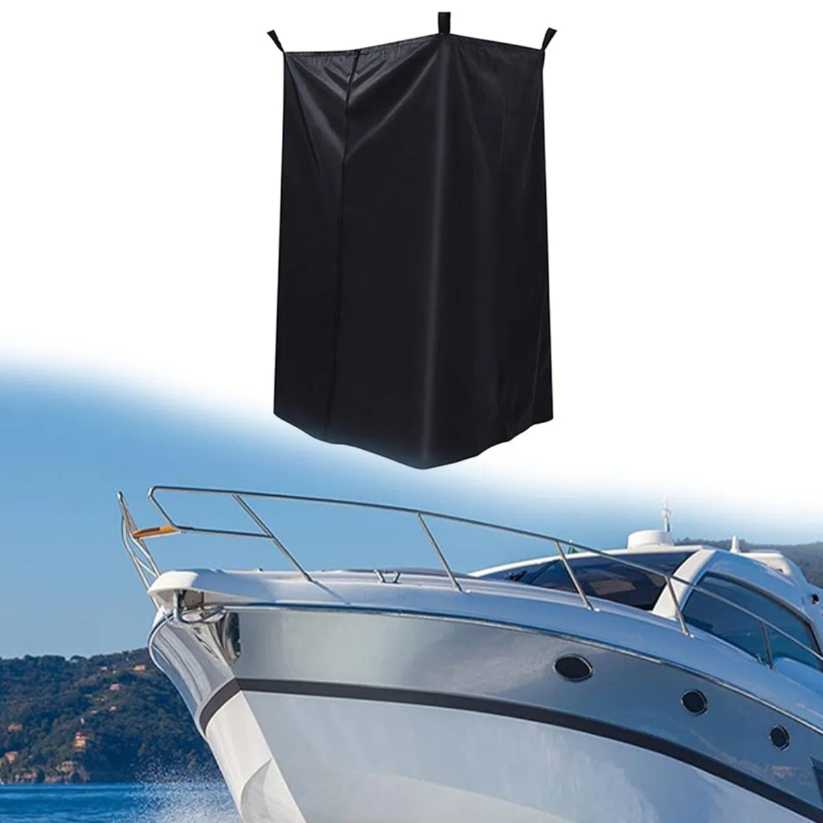 Tienda de campaña de privacidad al aire libre, cortina portátil para vestuario para yates, barcos, camping, playa, ducha, vestidor, tela Oxford 420D, fácil instalación, 76 x 68 x 182 cm