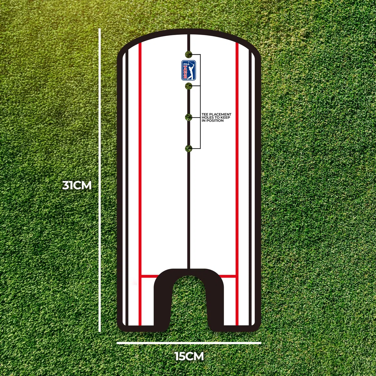PGA TOUR - Espejo para Putts de Golf, 4 Vistas Azul