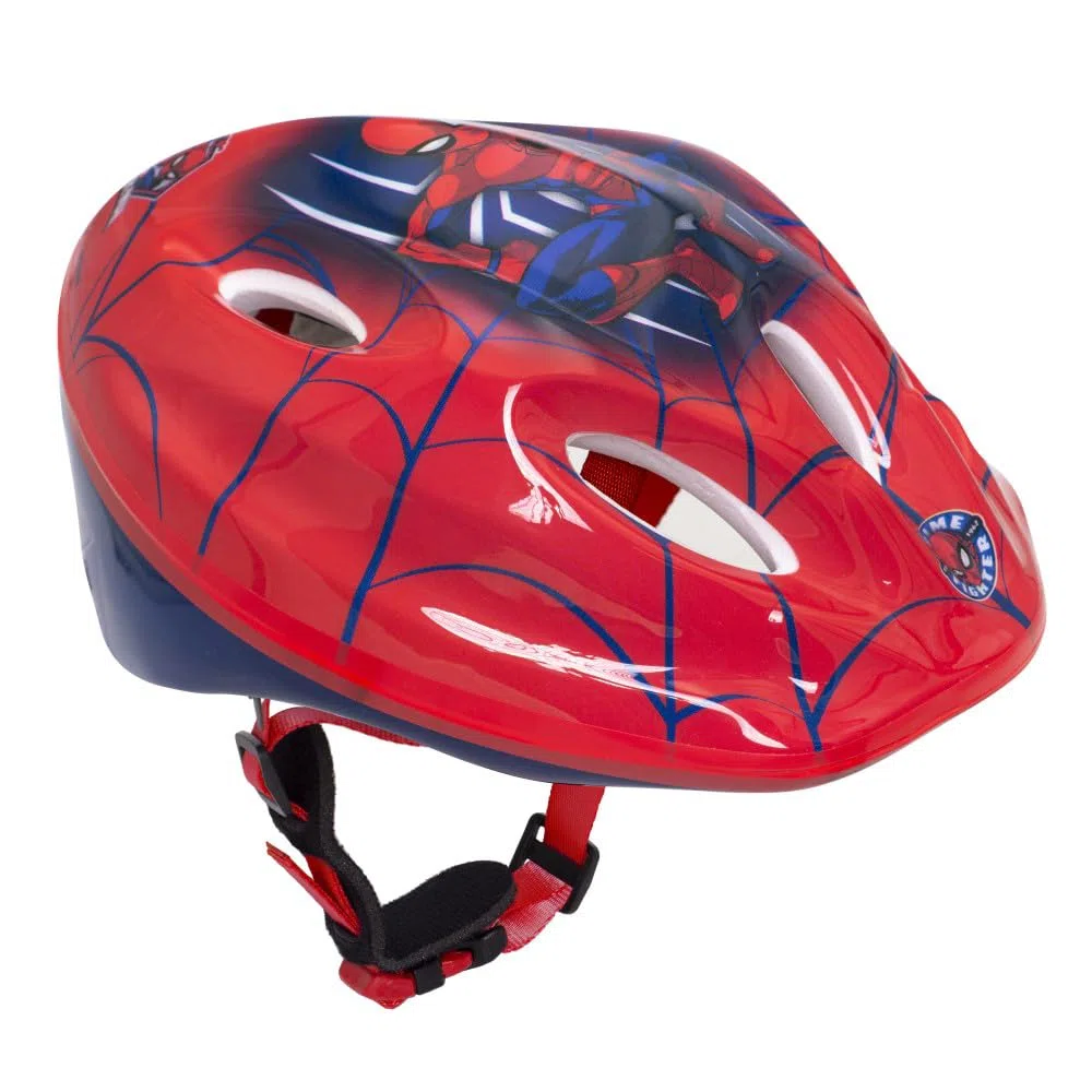 Disney Jungen Spiderman - Casco de Ciclismo, Multicolor, tamaño: 52-56 cm