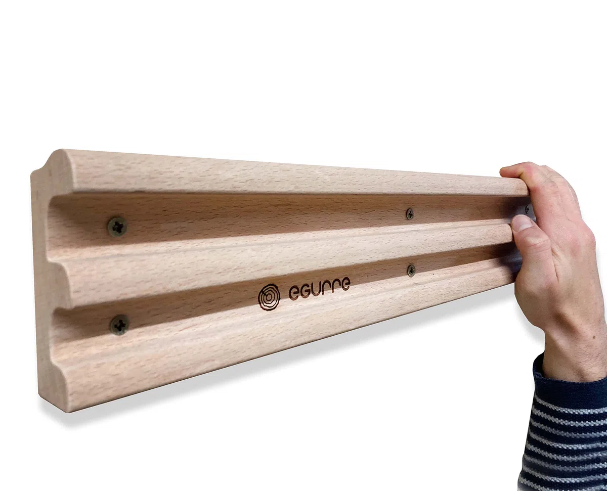 Behatz- hangboard Tabla de Madera Entrenamiento Fuerza Dedos y suspensiones