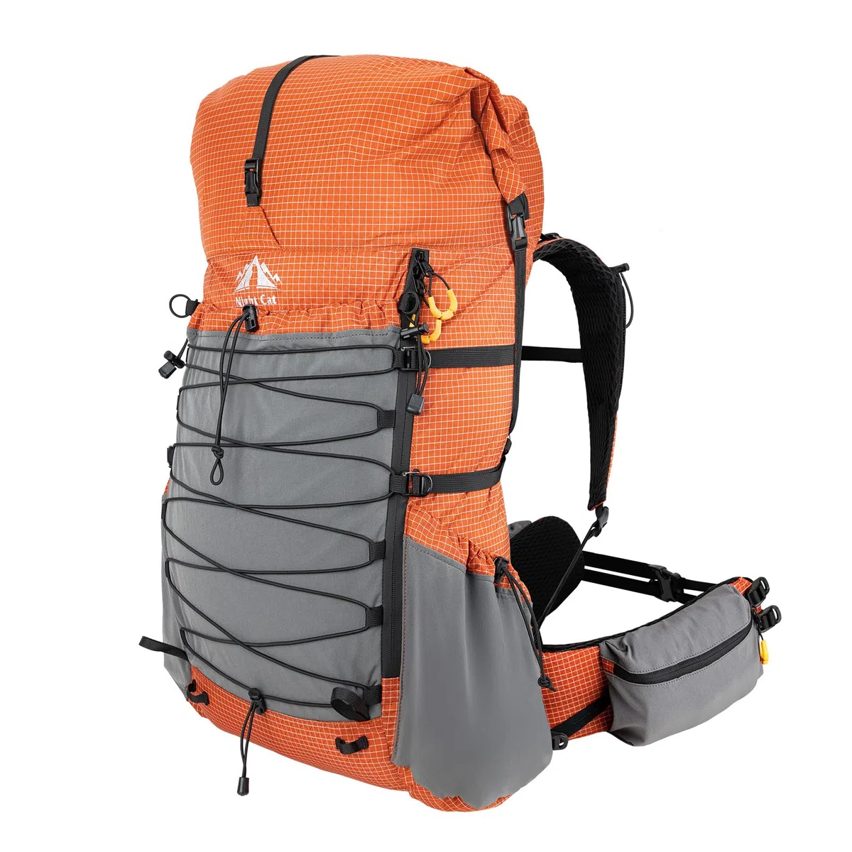 Night Cat Mochila Trekking Ultraligera: Mochila Hombre Mujer Impermeable 70L Grande para Montaña Viaje y Senderismo