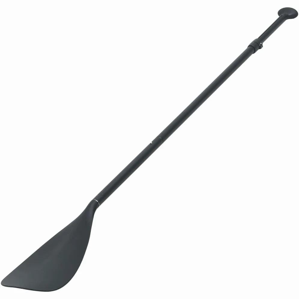 vidaXL Remo de Paddle Board Hinchable de Sup de Piragua Paleta Extensible Extra Estable y liviano Estar de Pie Remando Ajustable Aluminio Negro 215 cm