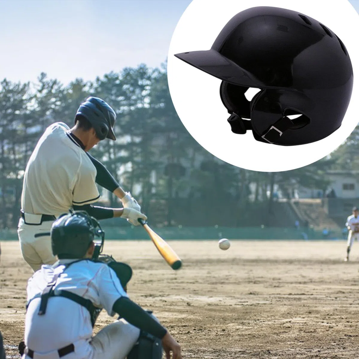Harilla Guardia de Casco de Softbol de Casco de Béisbol para Niños, Aire Libre de Juego, Entrenamiento y Accesorios de Béisbol para Niños