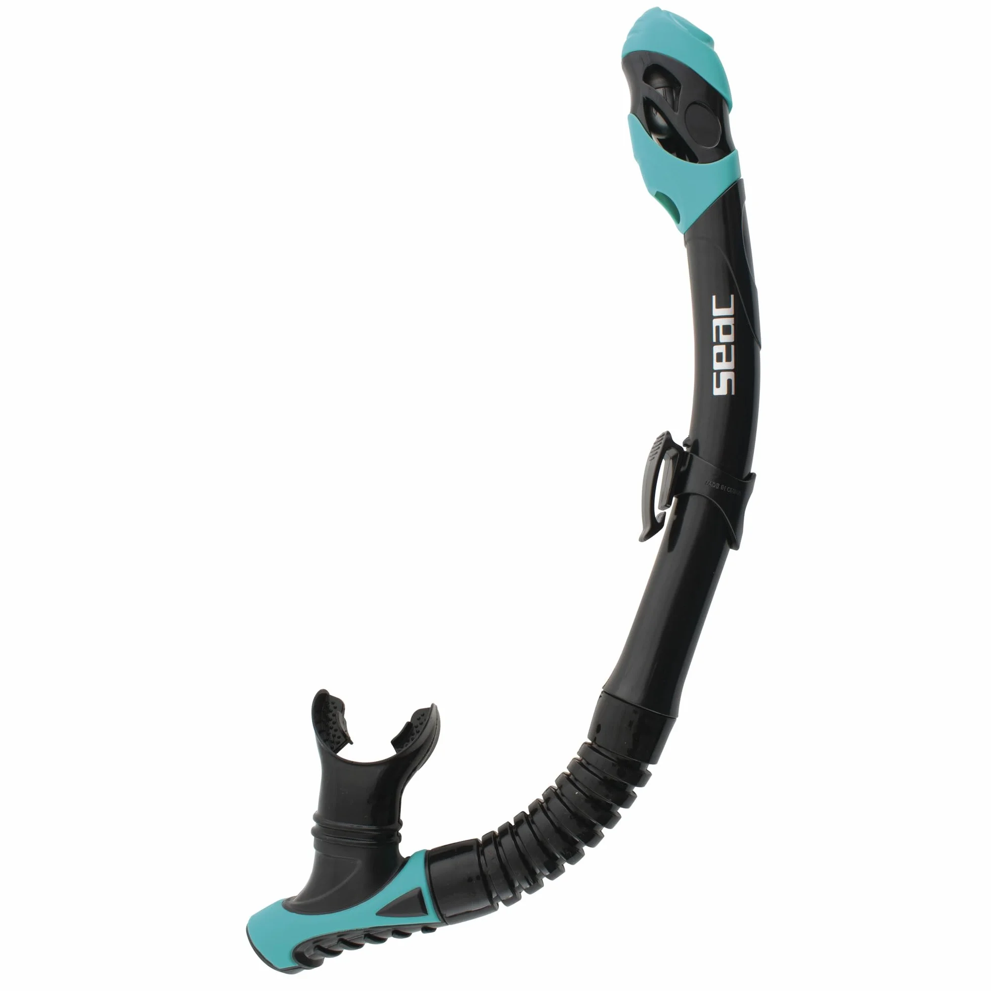 SEAC Set bis X-Frame Dry - Set de Snorkel para Adultos con Máscara sin Marco Monolente de Vidrio Templado y Tubo Dry Top | Silicona, Válvula de Purga y Boquilla Ergonómica para Buceo y Snorkel