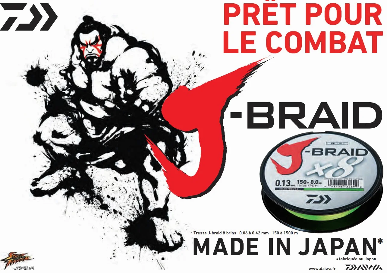 Daiwa j-Braid x8, 1500m Multi Color Trenzado línea de Pesca
