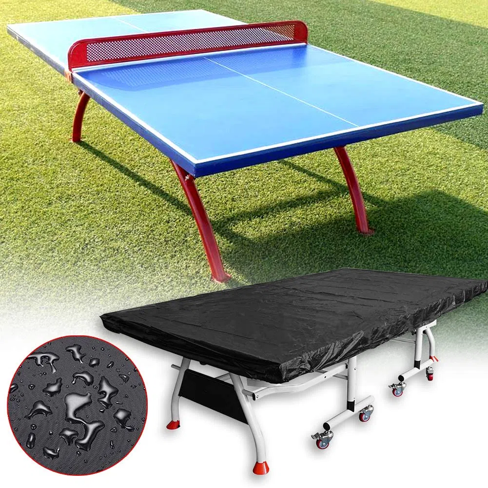 Funda de mesa de ping pong, mantel de tenis de mesa al aire libre, funda protectora de tela para tenis de mesa, funda impermeable para mesa de ping pong, accesorios de jardín