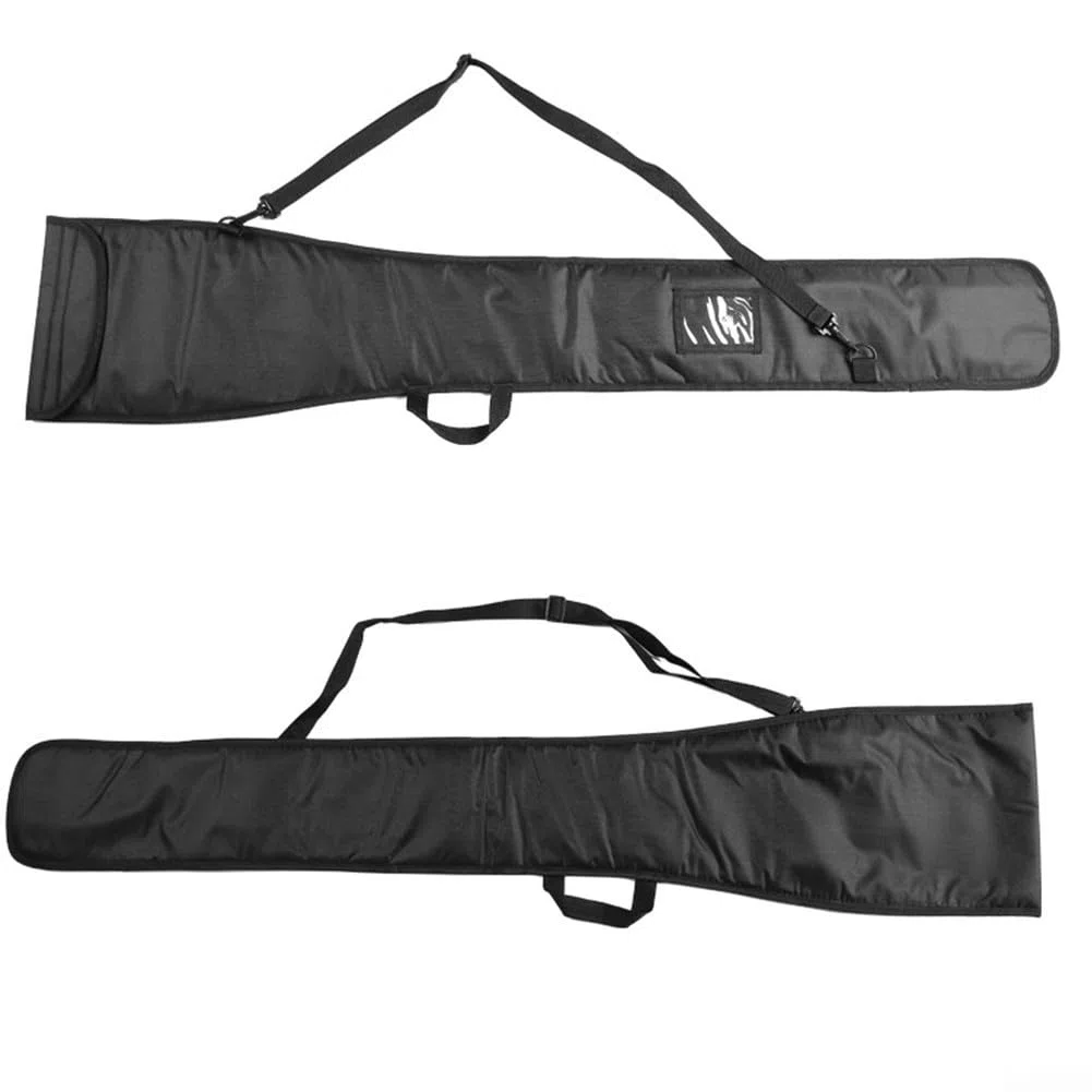 Whychstore Funda impermeable para remo de kayak con compartimentos dobles, correa desmontable y construcción de tela Oxford