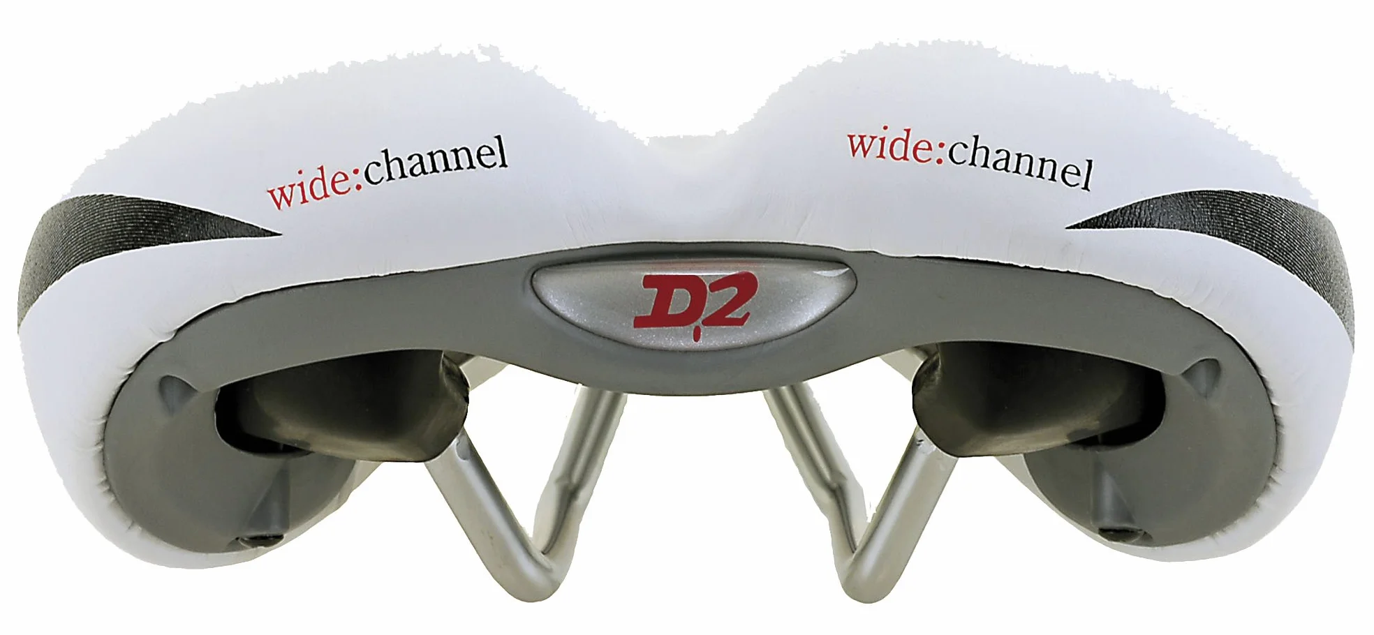 Velo Wide:Channel Touringsattel, Fahrradsattel, O-Zone Full Cut, Wide Channel, ARC-Tech Gefederter Stützpunkt, D2 Konstruktion/Einlage, 250x168mm Sillín para Bicicleta, Mujer