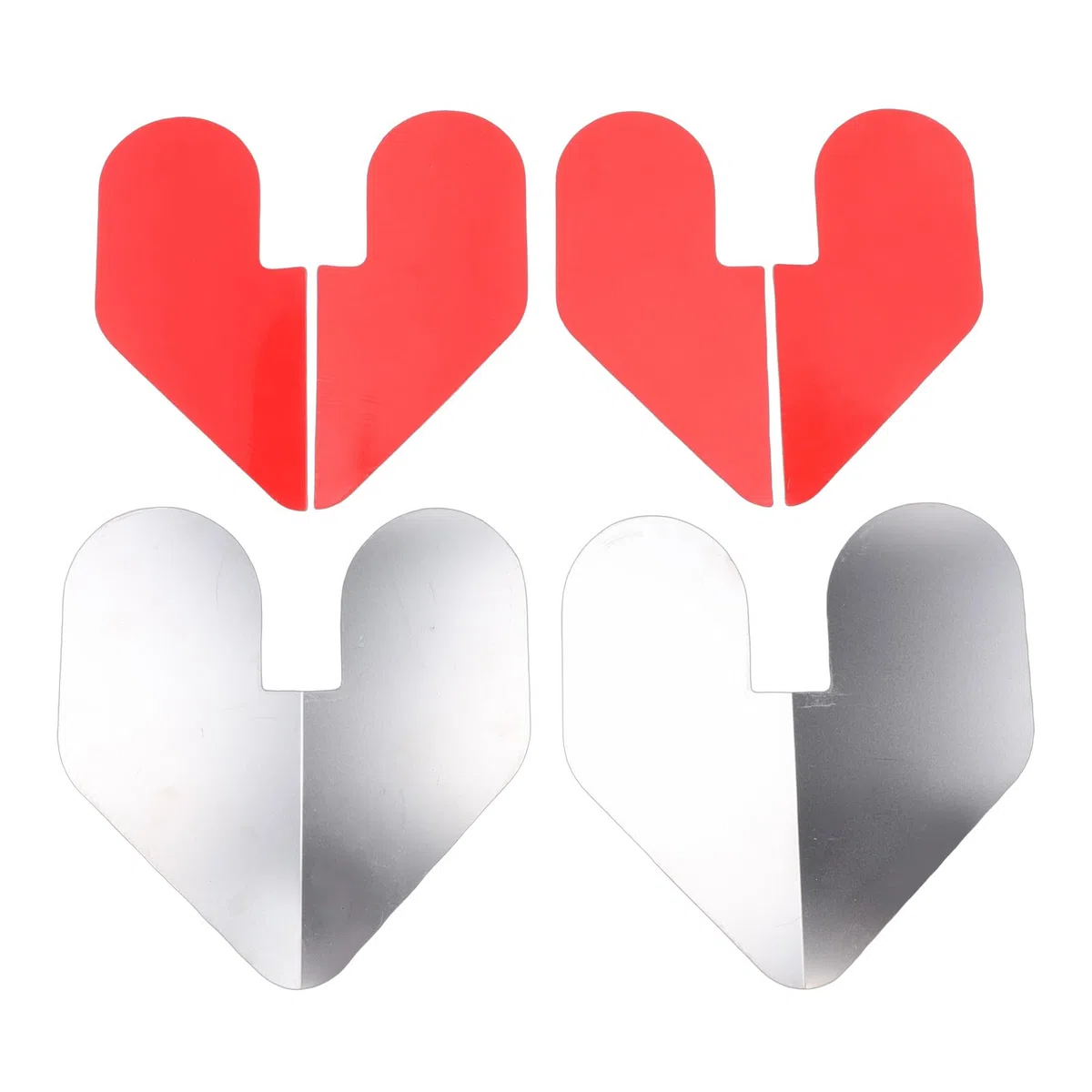 2 Protectores de Proa para Barco, Protector de Proa con Muescas de Acero Inoxidable con Pegatina Autoadhesiva, Antioxidación para Remolque de Barco, Bordes Lisos Pulidos de