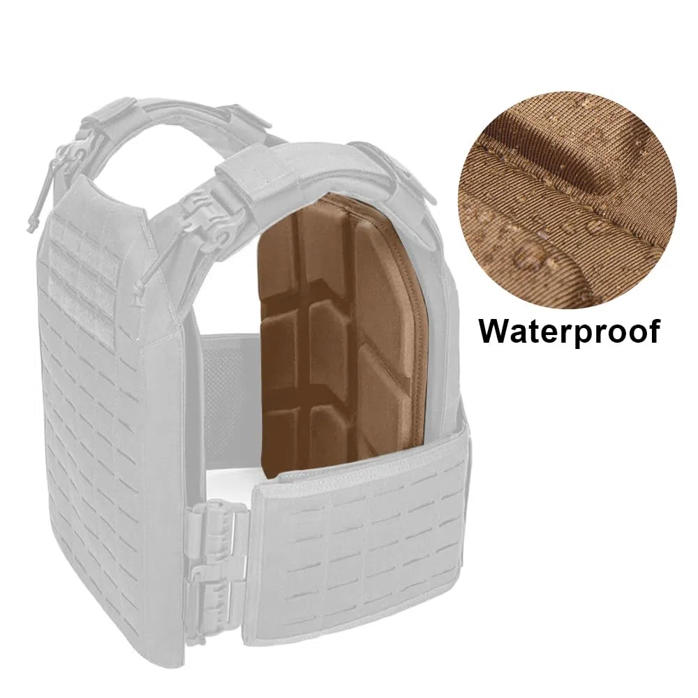 Chaleco táctico de Dos Piezas con Placas de Espuma EVA, Placa Interior de Espuma EVA, Almohadilla Interior amortiguadora, Forro para Chaleco, Almohadillas para Entrenamiento y protección