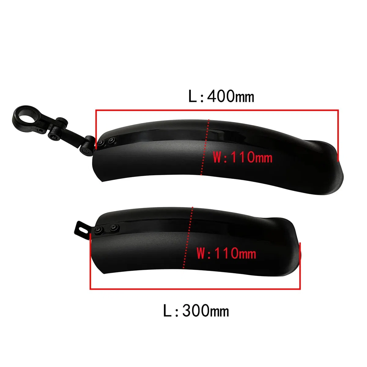 Guardabarros MTB Guardabarros for Bicicleta de Nieve for Playa 26 Pulgadas 20 20x4.0 26x4. Accesorios