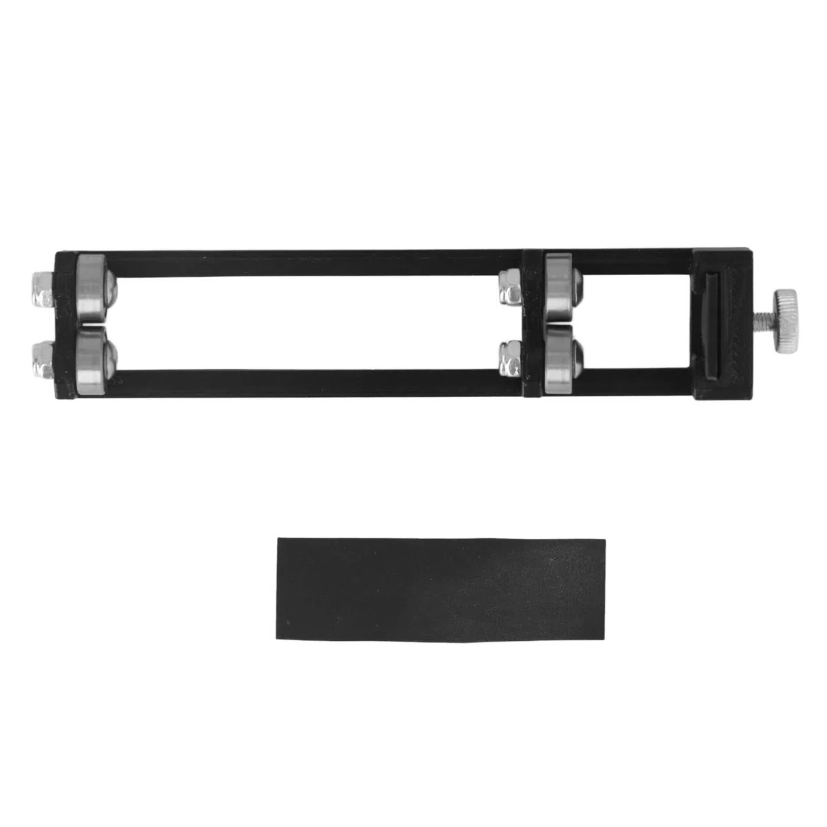 Probador De Flecha Giratoria, Accesorios De Flecha Compactos Negros, Detector De Rectitud De Tiro con Mano De Obra Fina De Acero Pla para Reemplazo