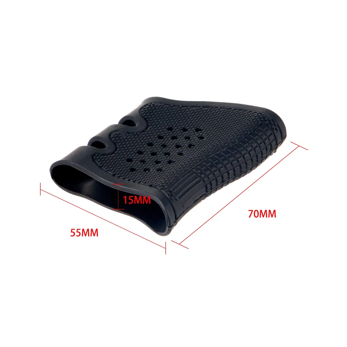 Funda de Agarre para Pistola táctica Antideslizante para Pistola, Funda de Goma para Pistola para Gk 17 19 20 21 22 23 25 31 32 34 35 37 38 41 43
