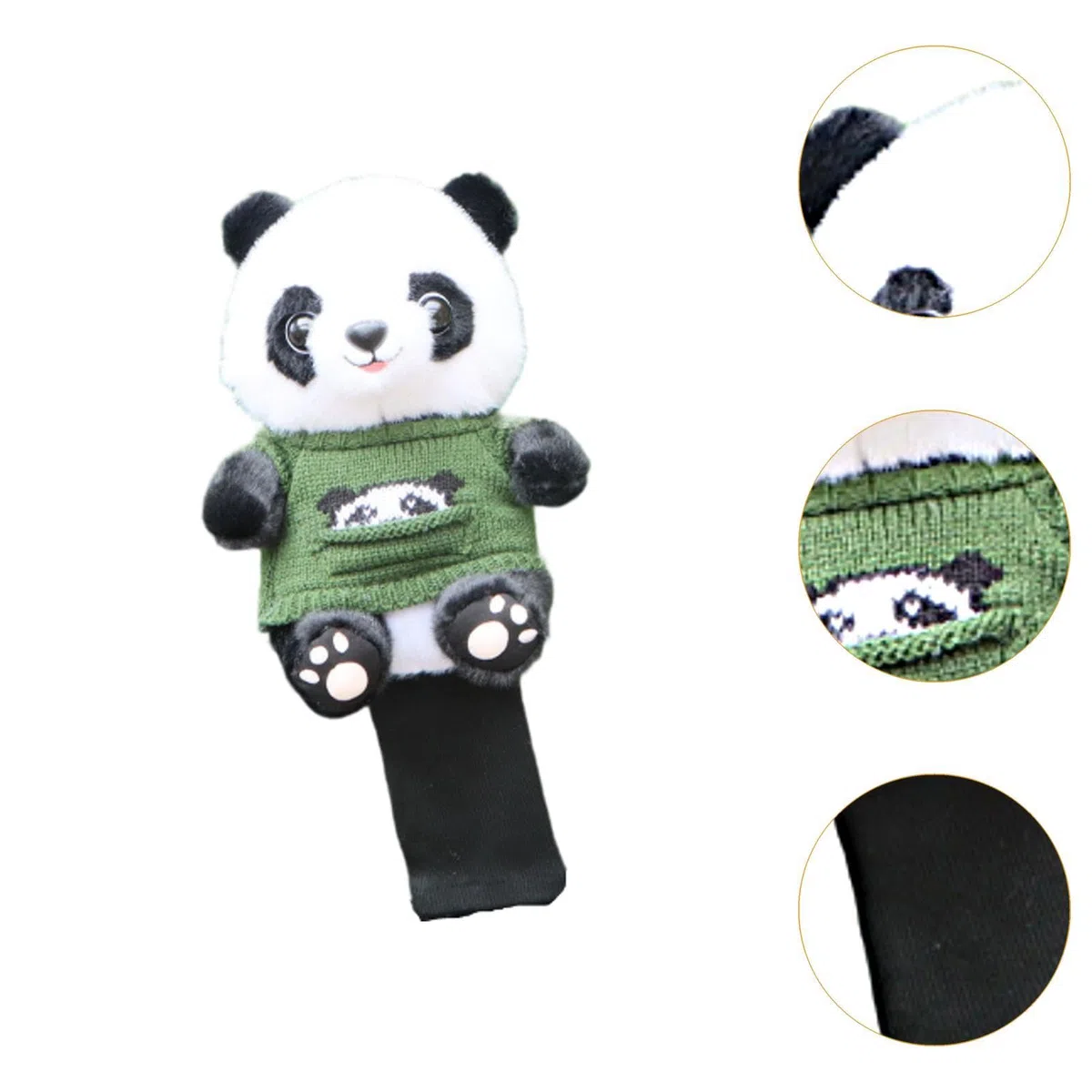 Perfeclan Funda para Cabeza de Palo de Golf de Peluche, cómoda Funda Protectora con Forma de Panda, protección para el Eje de Palo de Golf con Forma de Animal