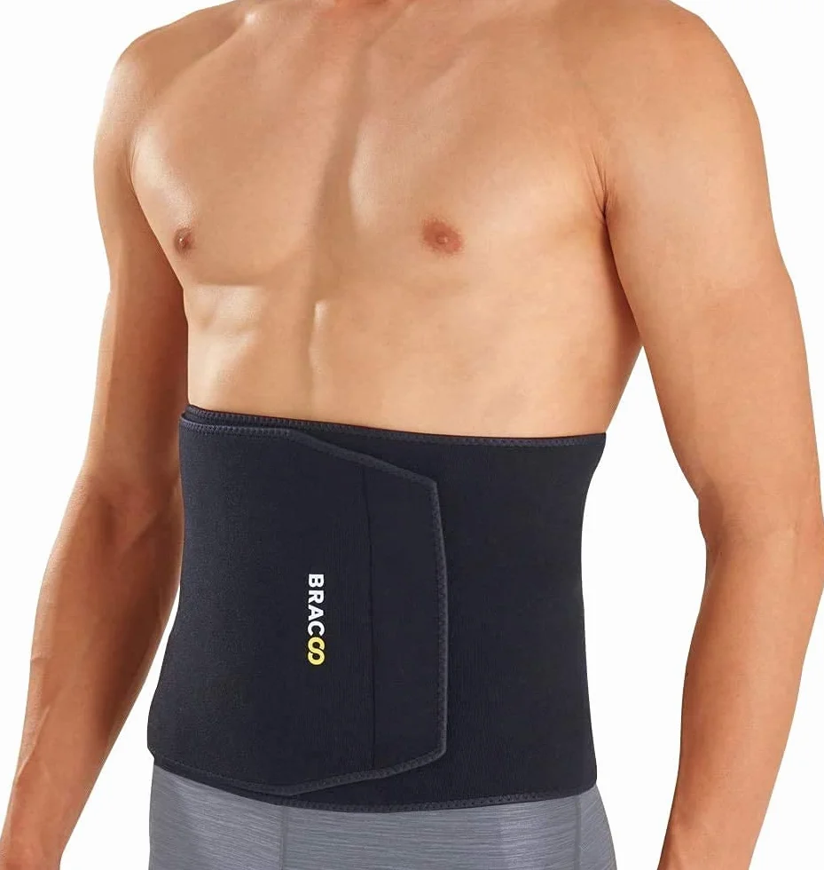 BRACOO Faja Reductora Hombre y Mujer Adelgazante – Cinturón Deportivo de Neopreno con Efecto Sauna para Sudar Más y Quemar Calorías, SE22