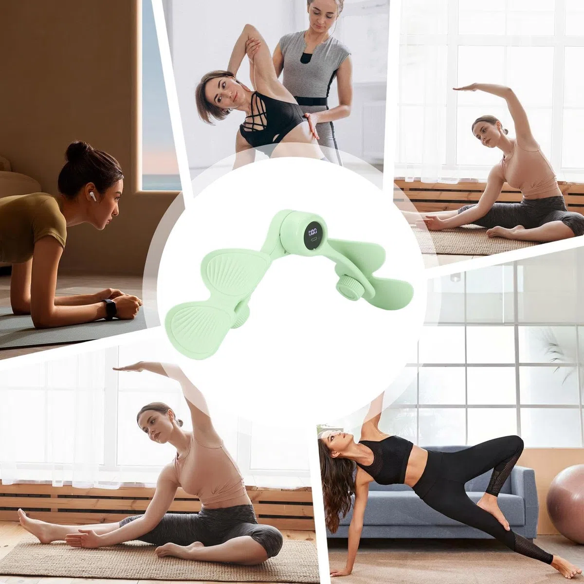 Thigh Master para mujeres,Entrenador de músculos del suelo pélvico,Ejercitador muscular de reparación del suelo pélvico - Entrenamiento de tóner para muslos, dispositivos de ejercicio del suelo pélvic