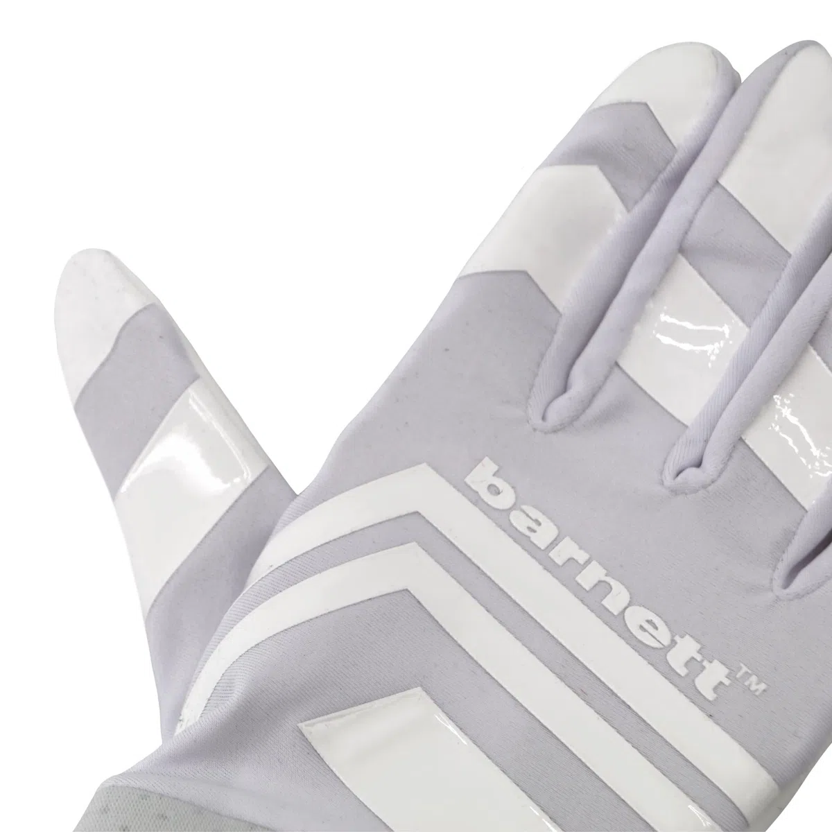 BARNETT FRG-03 Junior Receiver - Guantes de fútbol (RE, DB, RB), Color Blanco