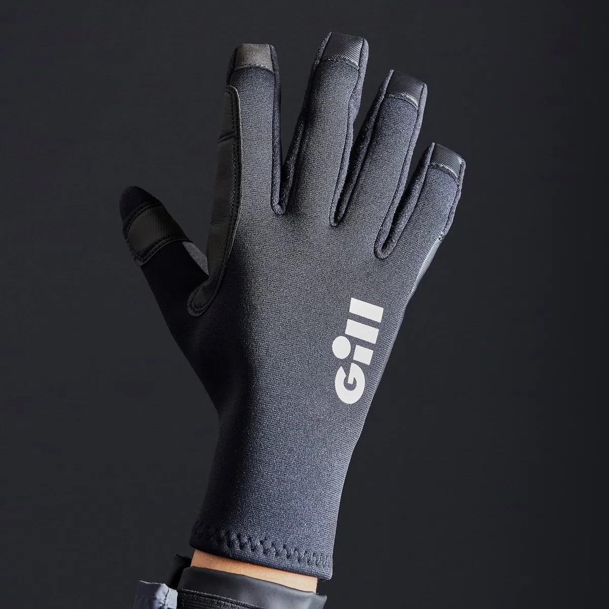 Gill Guantes 3 Seasons - Negro - Ligeros, Impermeables, a Prueba de Salpicaduras