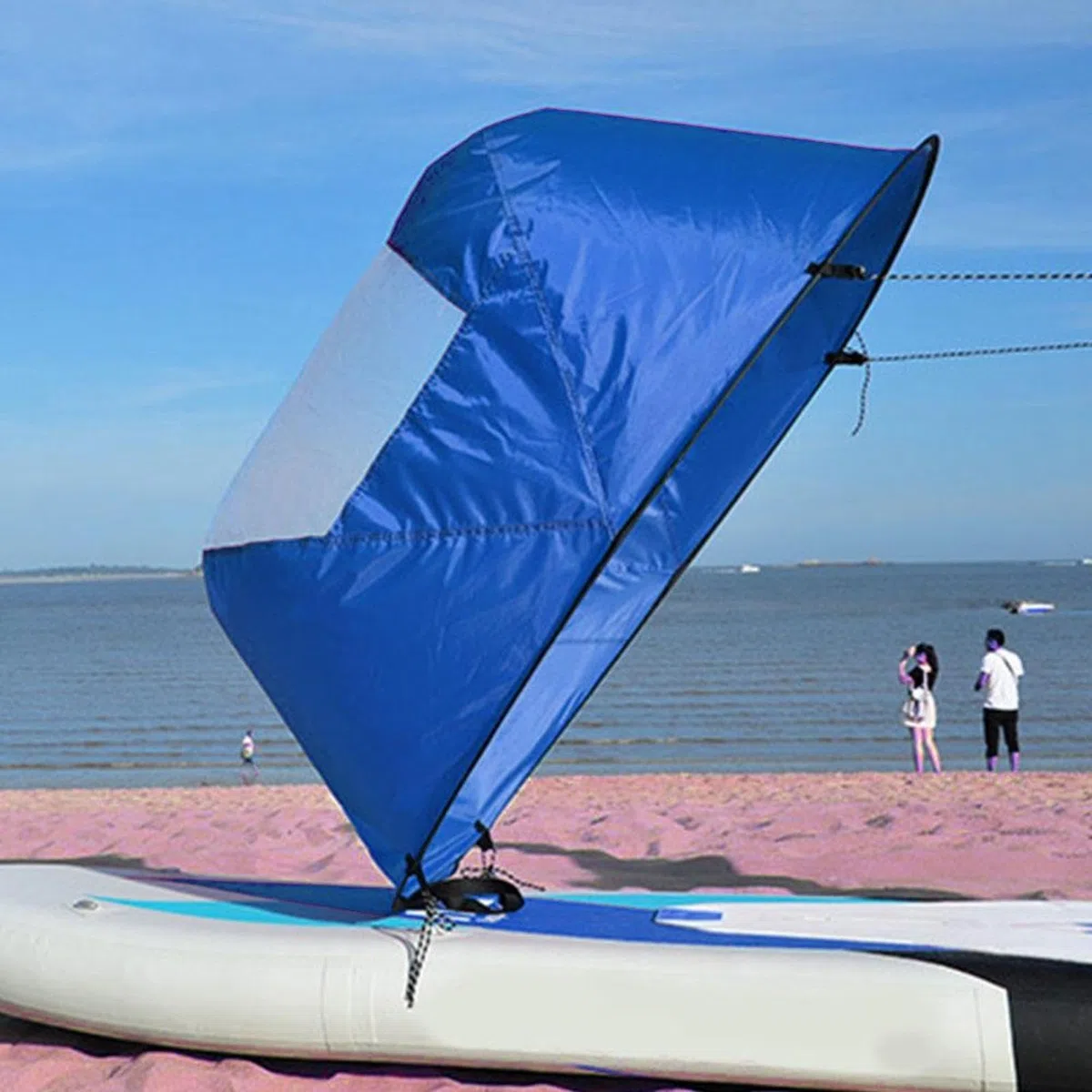 Vela para kayak - Tela ultraligera Diseño plegable portátil de 42 pulgadas | vela de energía eólica para kayak con fuerte eficiencia de captura de viento, uso de tabla de remo , de viento para