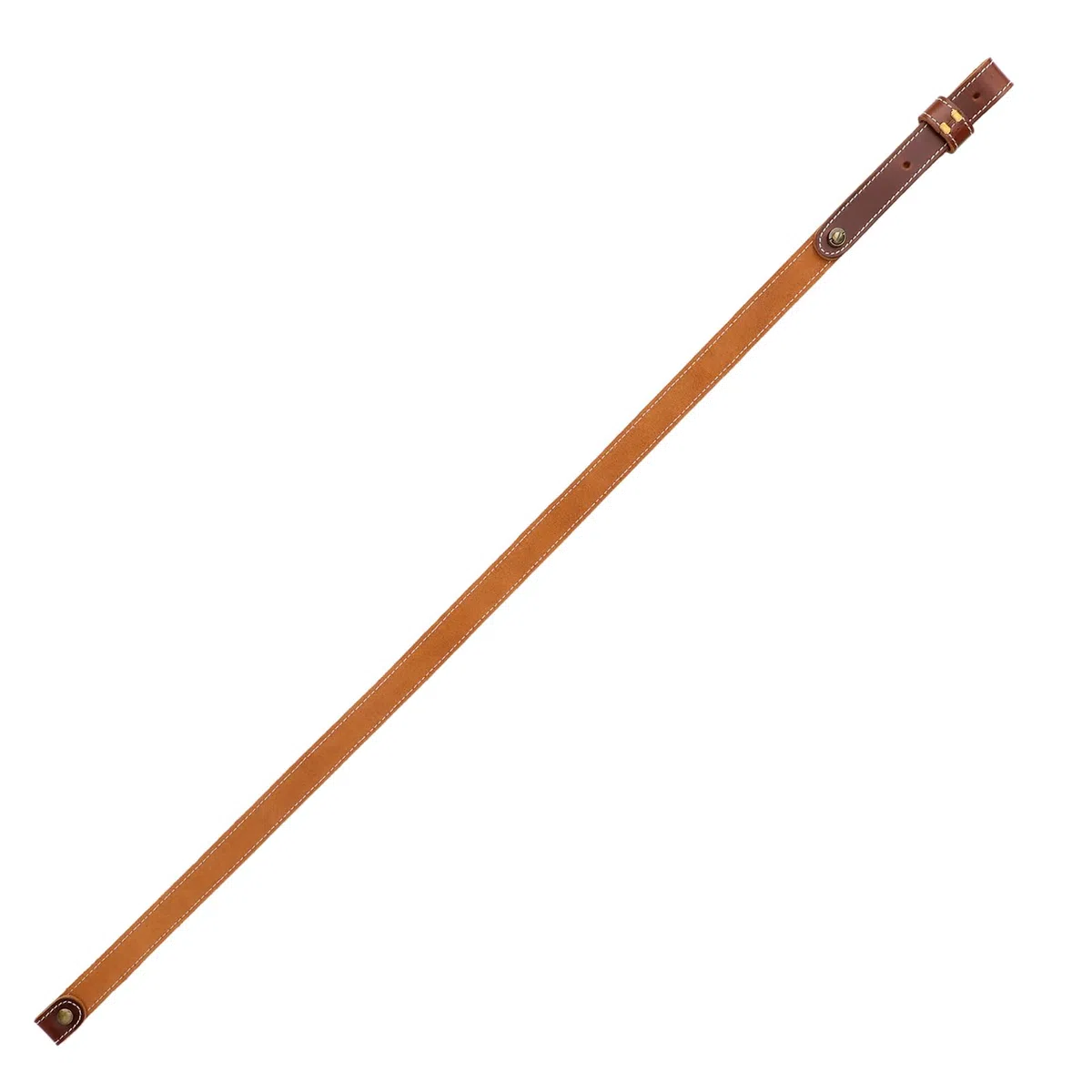 Correa de piel auténtica marrón para rifle, escopeta de aire, estilo europeo