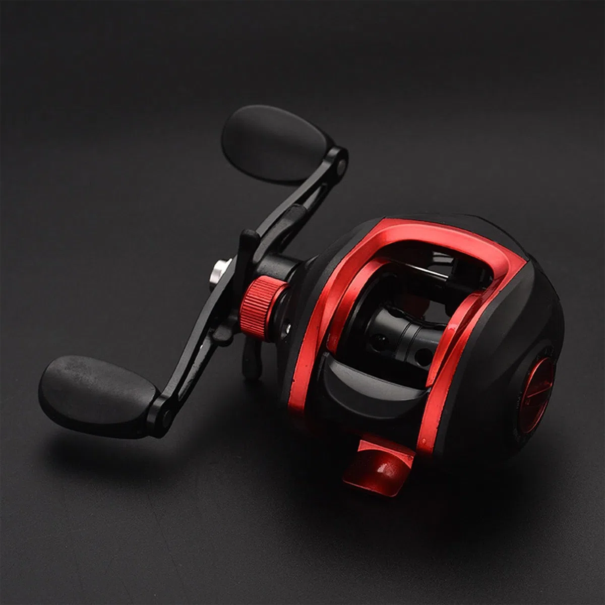 Carrete de Fundición de Metal, Carrete de Fundición Larga, Relación de Engranaje 7,2: 1, Carrete de Pesca Baitcaster para Pescadores de Agua Dulce y Salada