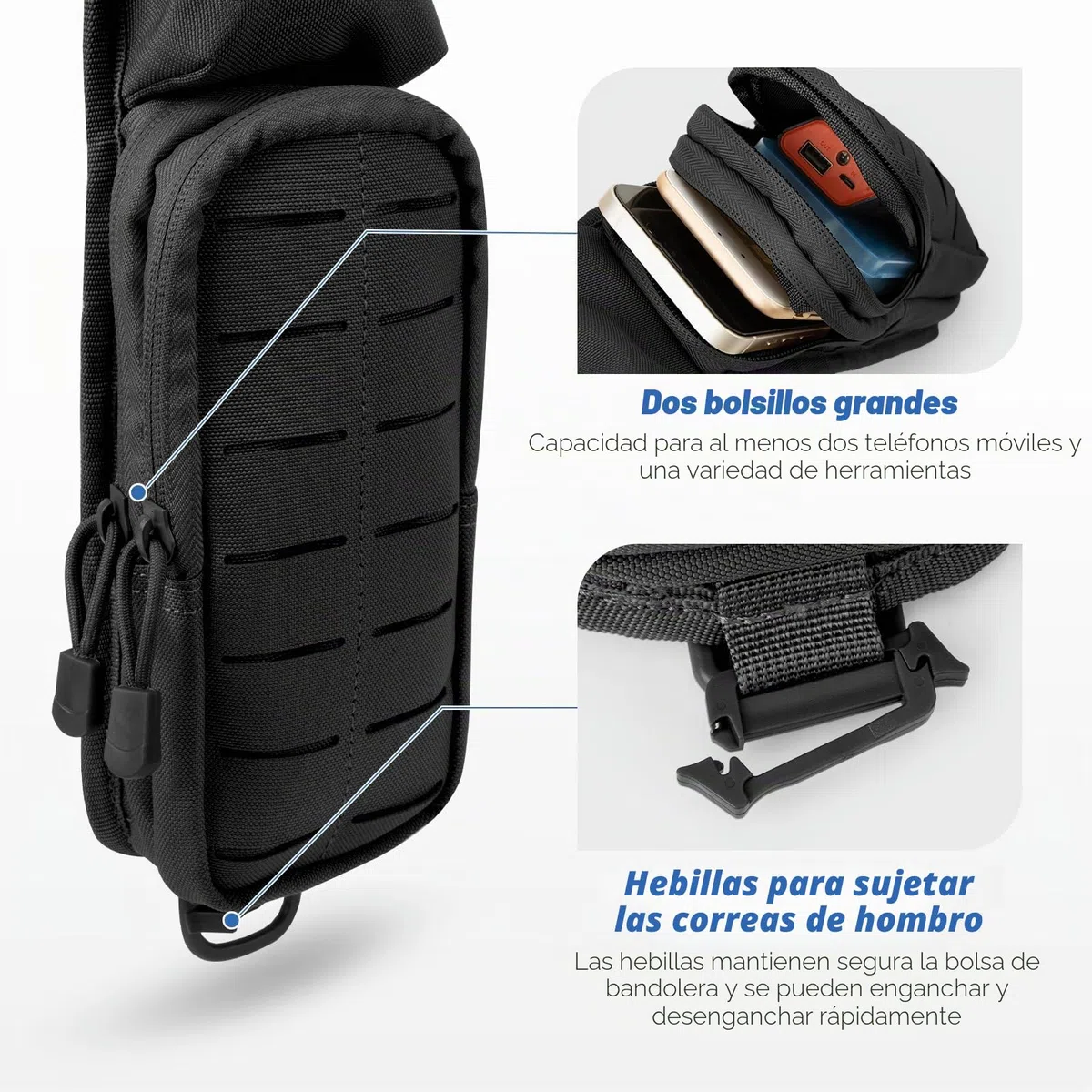 Jueachy Bolsa táctica para accesorios Molle