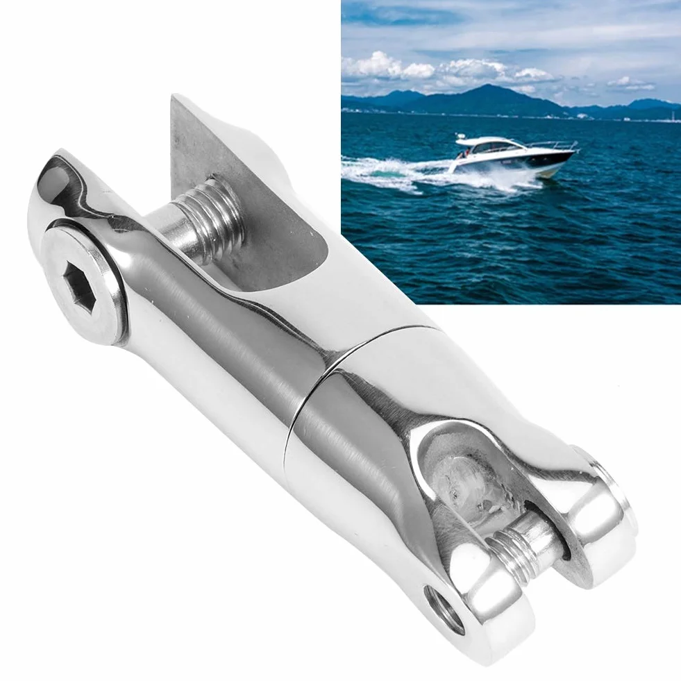 Conector de Ancla, Conector Giratorio de Ancla, Artículos de Mano para Barcos de Acero Inoxidable, Accesorio para Barcos para Cadena de 6 a 8 Mm