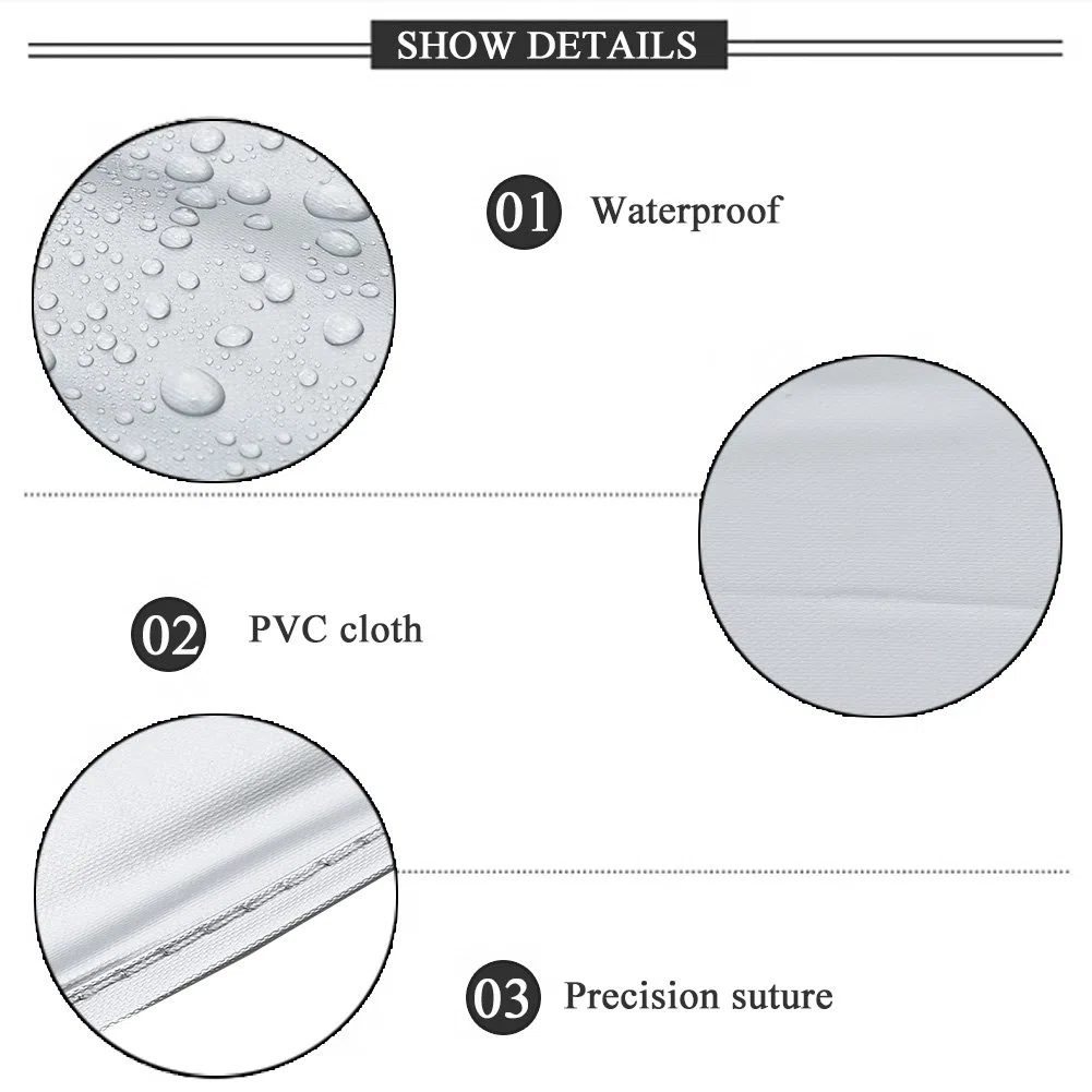 Wakects Cubierta para Mesa de Billar, PVC Impermeable, Gris Plata, 260 x 170 cm