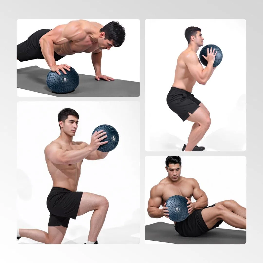 PROIRON Medicine Ball, 2/3/5/8/10kg Slam Ball Textured Grip，No Bounce Exercise Ball for Cross Training and Strength Training