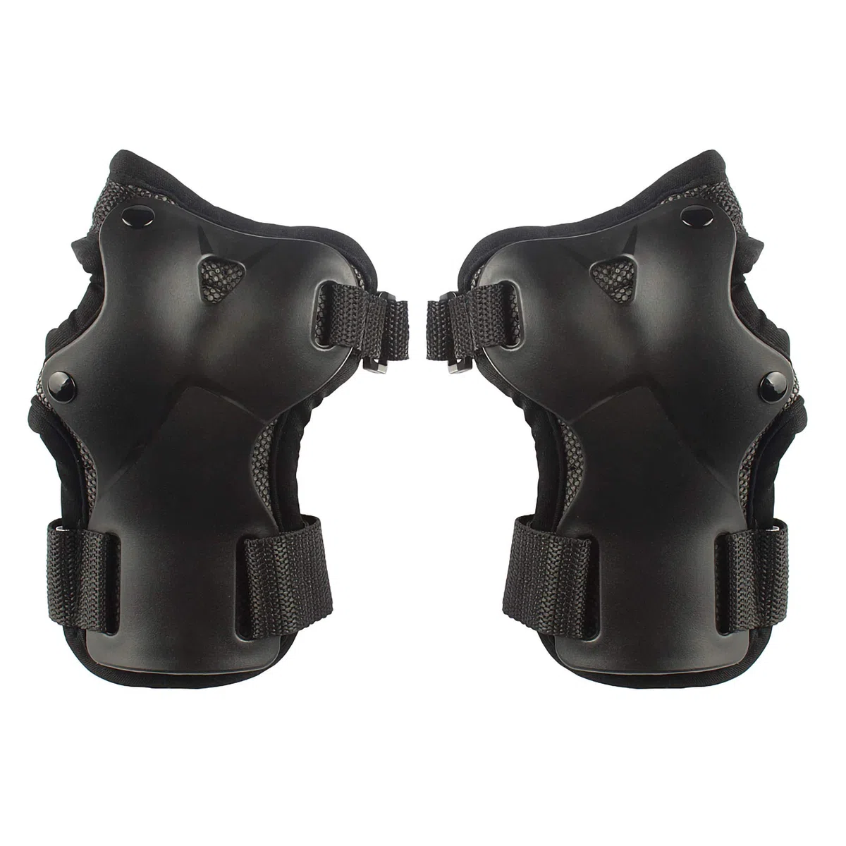 Andux Muñequeras de esquí extendidas de la protección de las palmas de la muñeca guanteletes duros ajustables HXHW-05